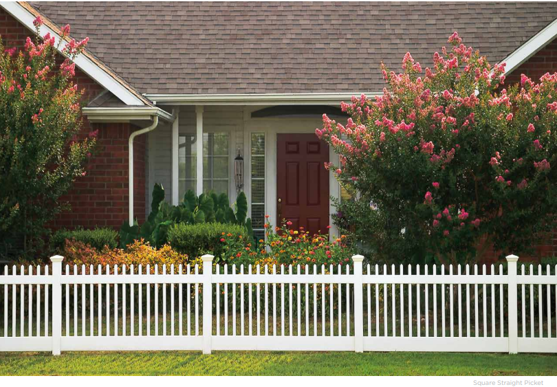 Square Straight Picket_FencingCrewe_Bradenton FL