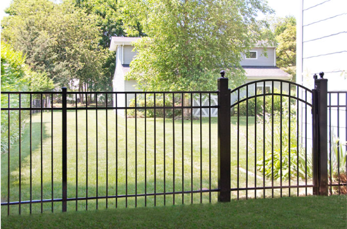 Aluminum Fence Style EO4202-BK