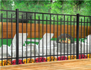 Aluminum Fence Style EO4200-BK