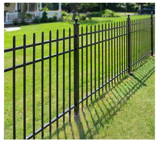 Aluminum Fence Style EO4101-BK_Riverview Fl_FencingCrewe
