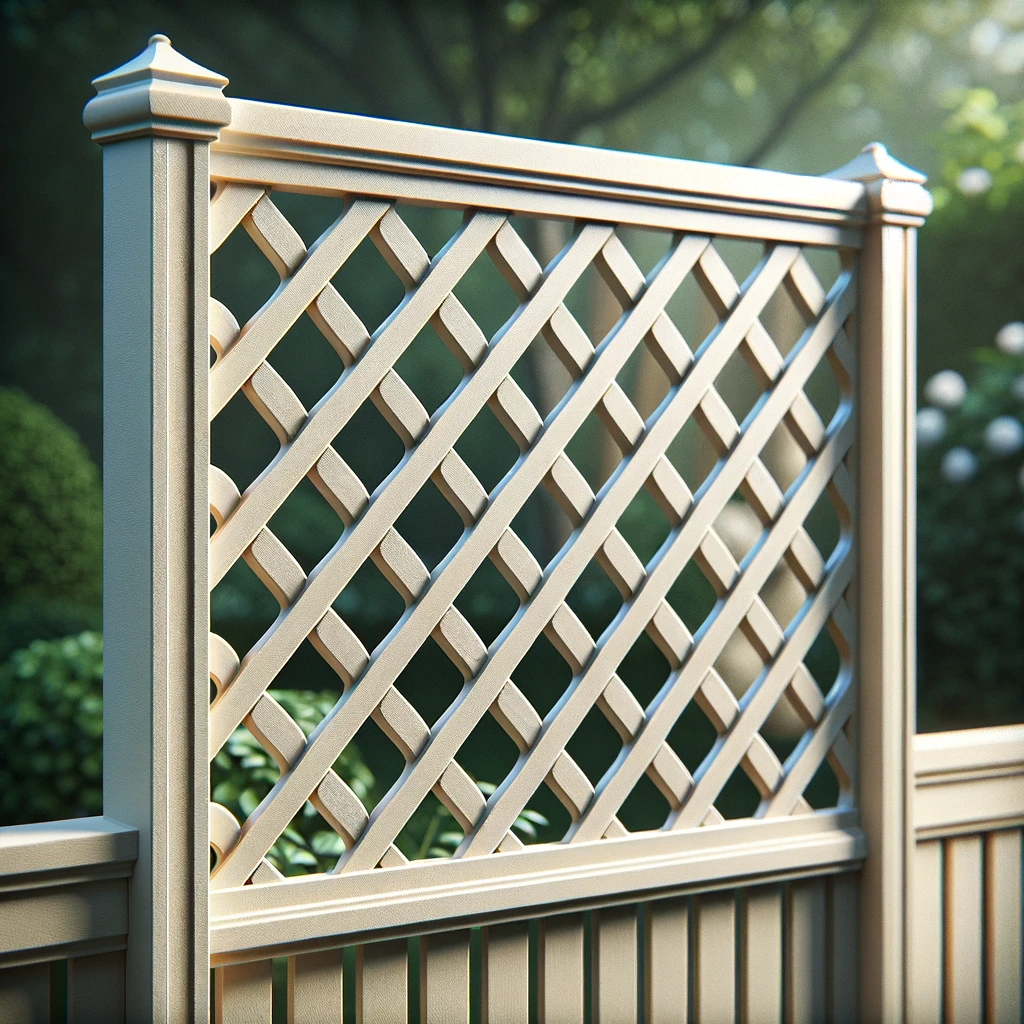 Vinyl Lattice Fence Topper