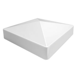 Vinyl 5" Sq Post Cap