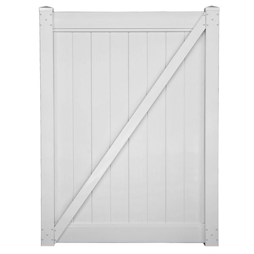 ASSEMBLED Vinyl T&G PRIVACY GATE 